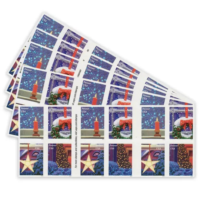 2016 Holiday Windows Forever First Class Postage Stamps Foreverstamp