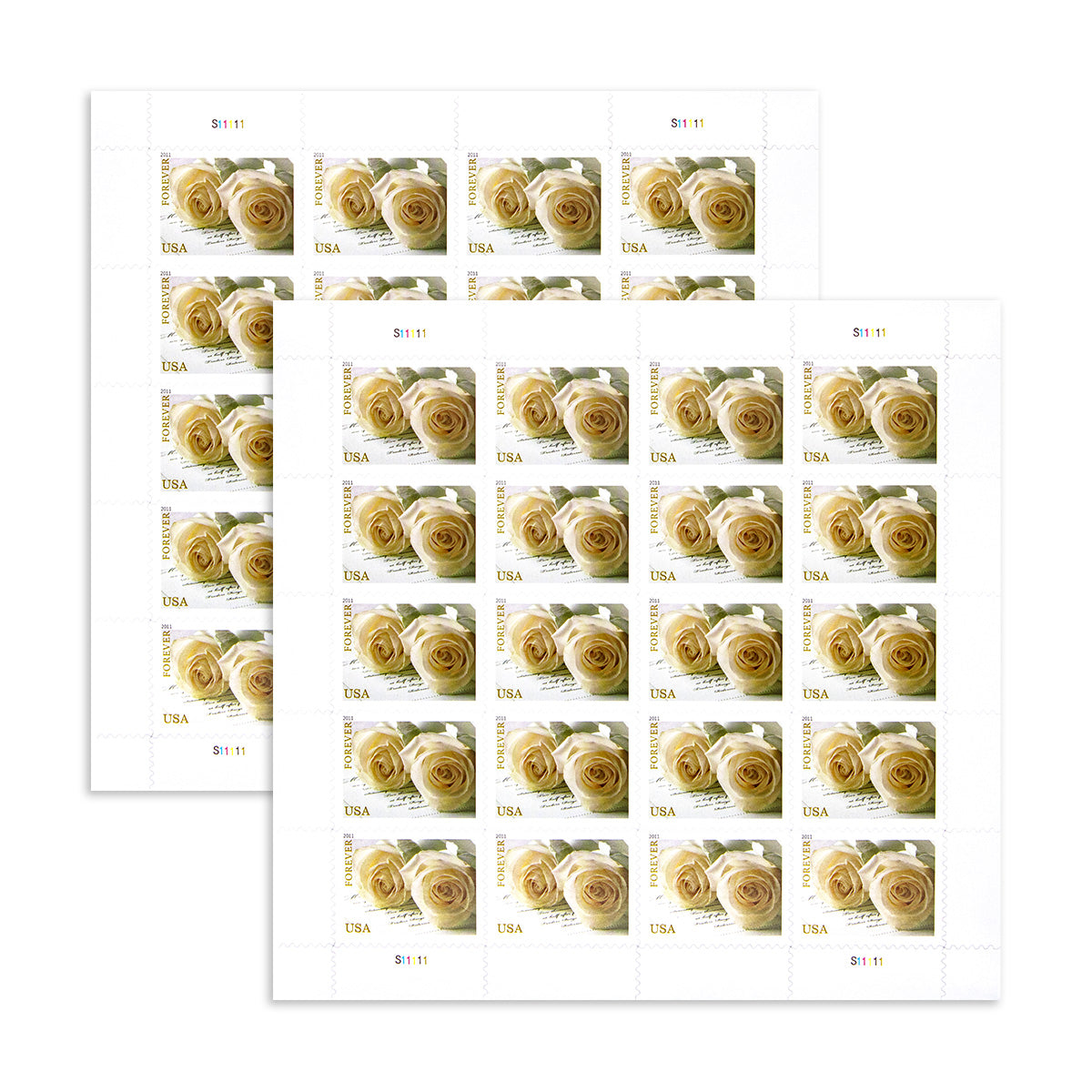 2011 Wedding Roses Commemorative Forever First Class Postage Stamps Foreverstamp