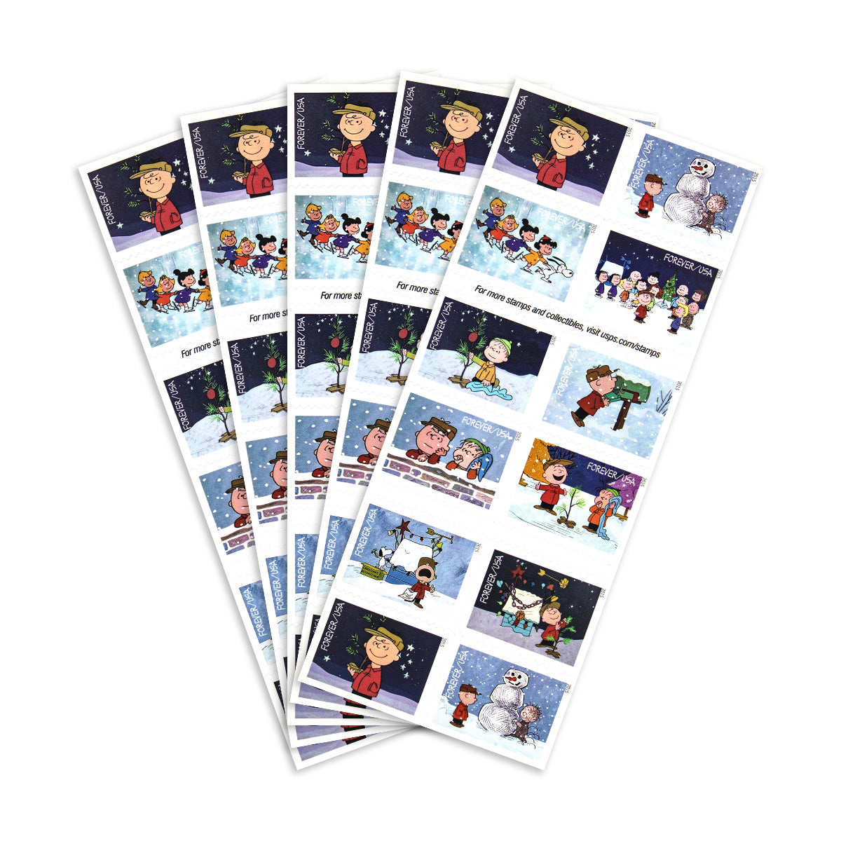 2015  Contemporary Christmas: A Charlie Brown Christmas Forever First Class Postage Stamps Foreverstamp