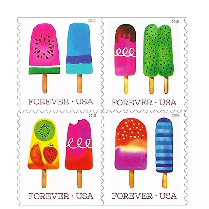 2018 Frozen Treats Forever First Class Postage Stamps Foreverstamp
