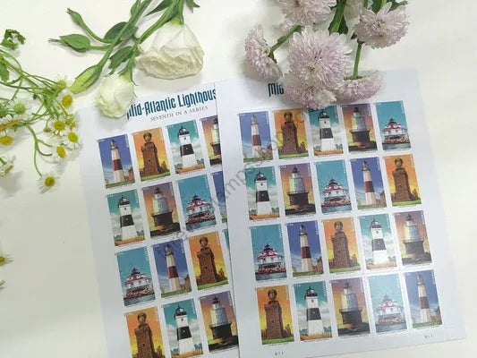 2021 Mid-Atlantic Lighthouses Forever First Class Postage Stamps Foreverstamp