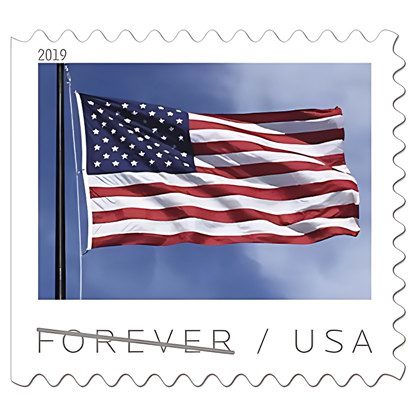 2019 US Flags Forever First Class Postage Stamps Foreverstamp