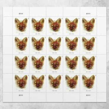2023 Red Fox First Class Postage Stamps Foreverstamp