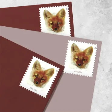 2023 Red Fox First Class Postage Stamps Foreverstamp