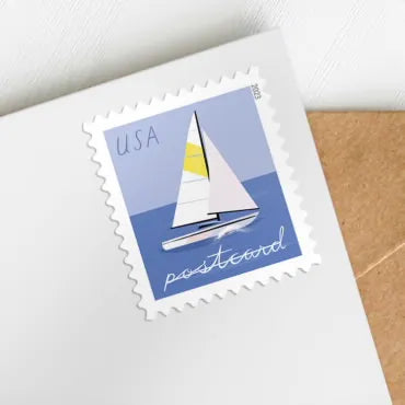 2023 Sailboats Postcard Forever First Class Postage Stamps (For Postcard Only) Foreverstamp