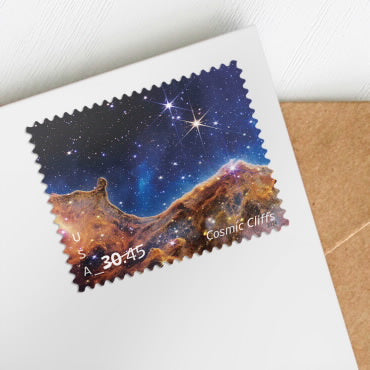 2024  Pillars of Creation and Cosmic  Priority Mail Postage Stamps Stamp Online Club