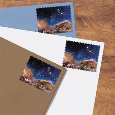 2024  Pillars of Creation and Cosmic  Priority Mail Postage Stamps Stamp Online Club