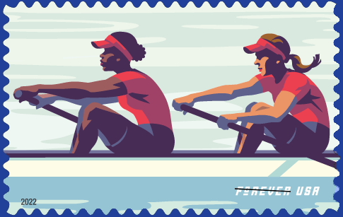 2022 Women's Rowing  Forever First Class Postage Stamps USPostageHub