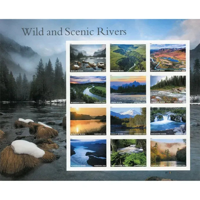 2019 Wild And Scenic Rivers Forever First Class Postage Stamps Foreverstamp