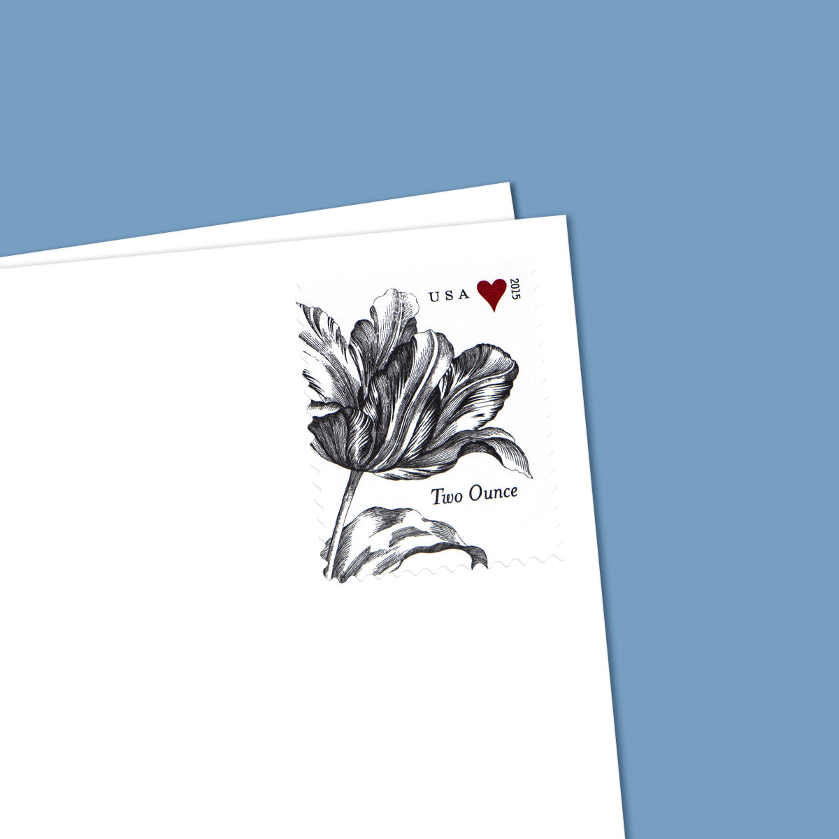 2015 Wedding Series: Vintage Tulip Two Ounce First Class Postage Stamps Foreverstamp