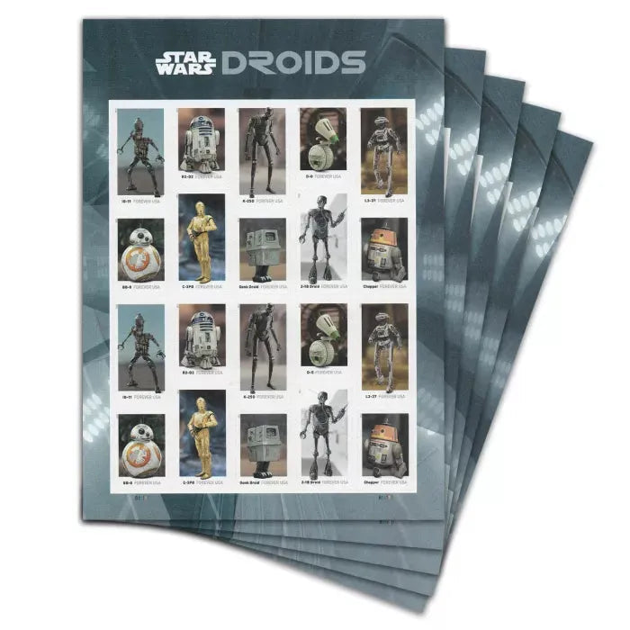 2021 Star Wars Droids Forever First Class Postage Stamps Foreverstamp