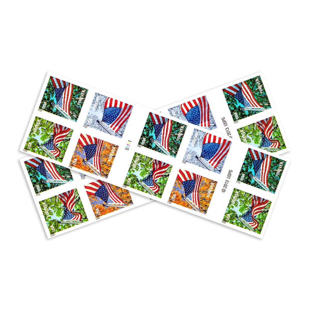 2013 A Flag for All Seasons Forever First Class Postage Stamps Foreverstamp