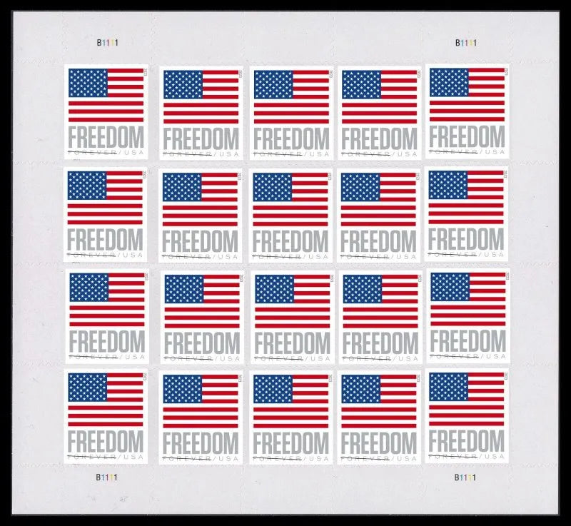 2023 US Flags Forever First Class Postage Stamps Foreverstamp
