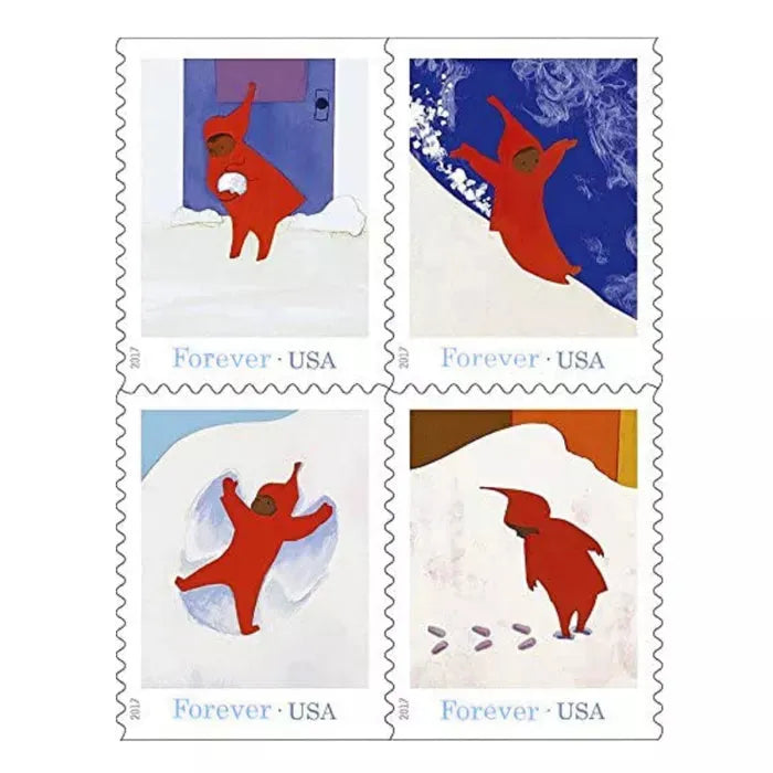 2017 Snowy Day Forever First Class Postage Stamps Foreverstamp