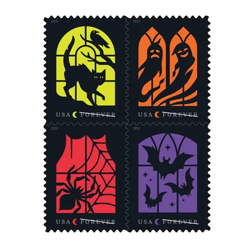2019 Spooky Silhouettes Forever First Class Postage Stamps Foreverstamp