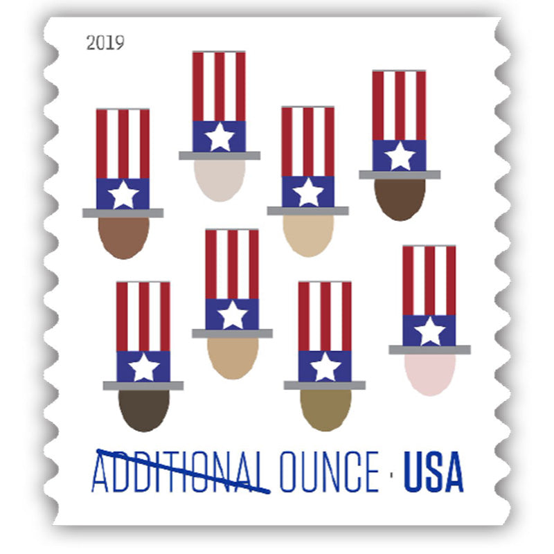 2019 Uncle Sam's Hat Forever First Class Postage Stamps Foreverstamp