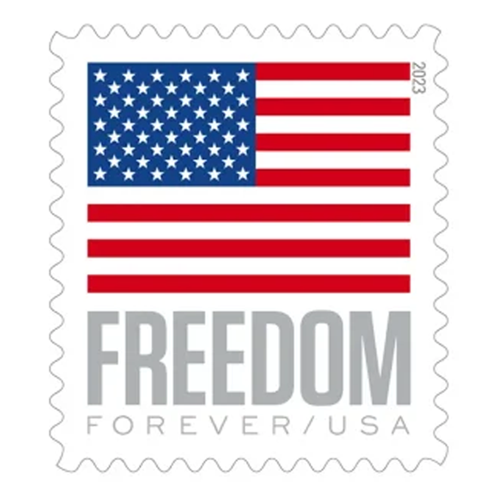 2023 US Flags Forever First Class Postage Stamps Foreverstamp