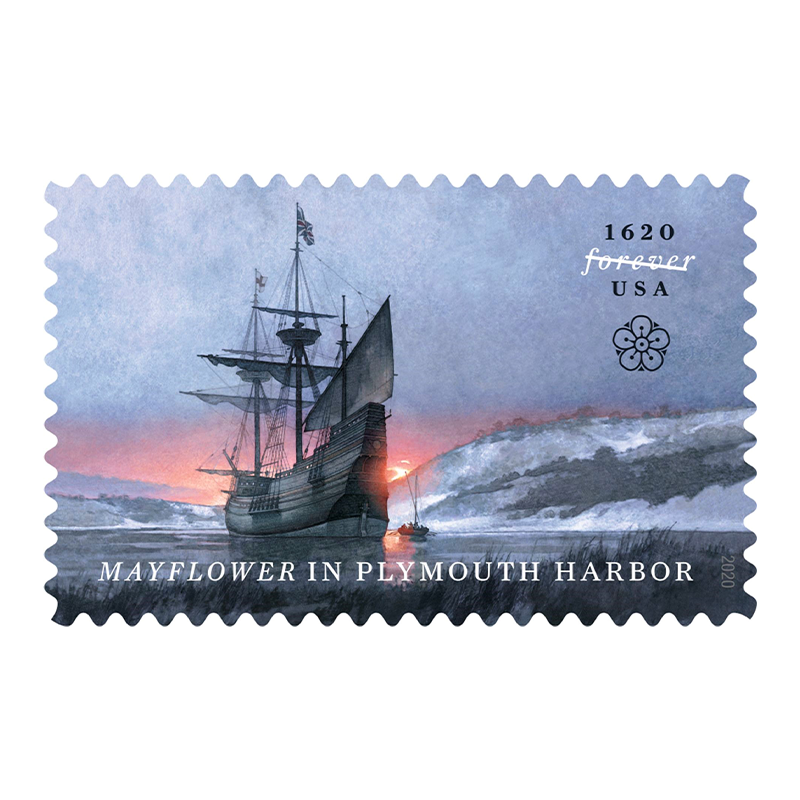 2020 Mayflower in Plymouth Harbor Forever First Class Postage Stamps Stamp Online Store