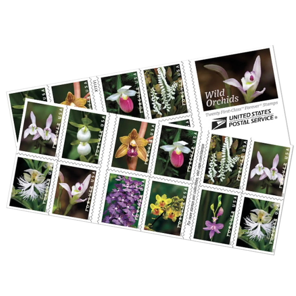 2020 Wild Orchids Forever First Class Postage Stamps Foreverstamp
