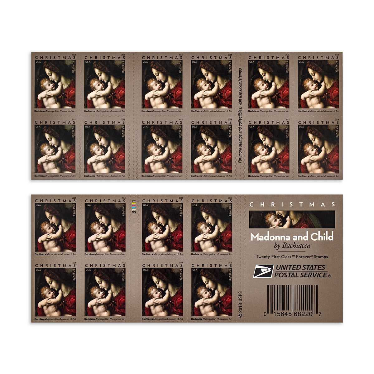 2018 Madonna and Child Forever First Class Postage Stamps Foreverstamp
