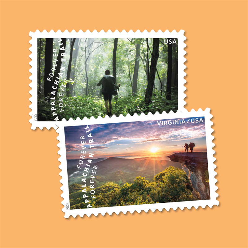 2025 The Appalachian Trail Forever First Class Postage Stamps Stamp Online Store