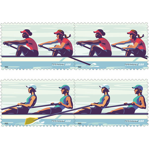 2022 Women's Rowing  Forever First Class Postage Stamps USPostageHub