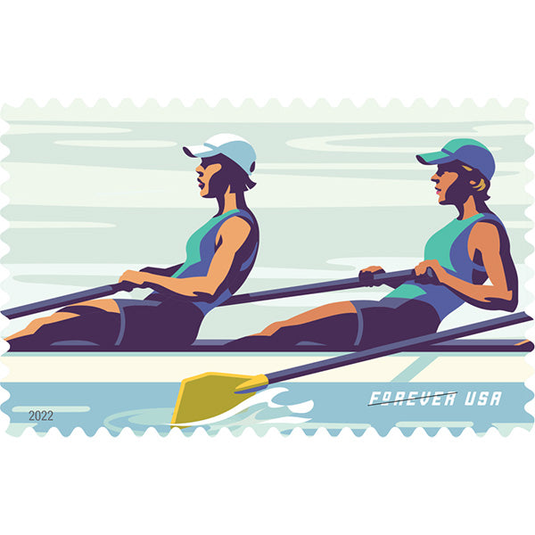 2022 Women's Rowing  Forever First Class Postage Stamps USPostageHub
