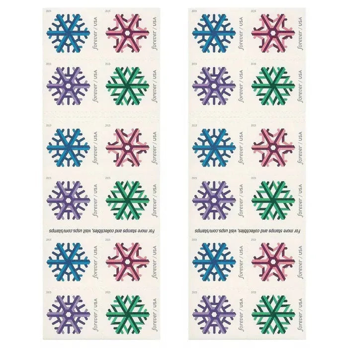 2015 Geometric Snowflake Forever First Class Postage Stamps Foreverstamp