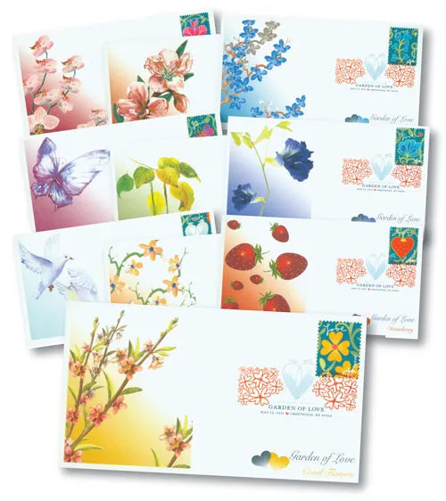2011 Garden of Love Forever First Class Postage Stamps Foreverstamp