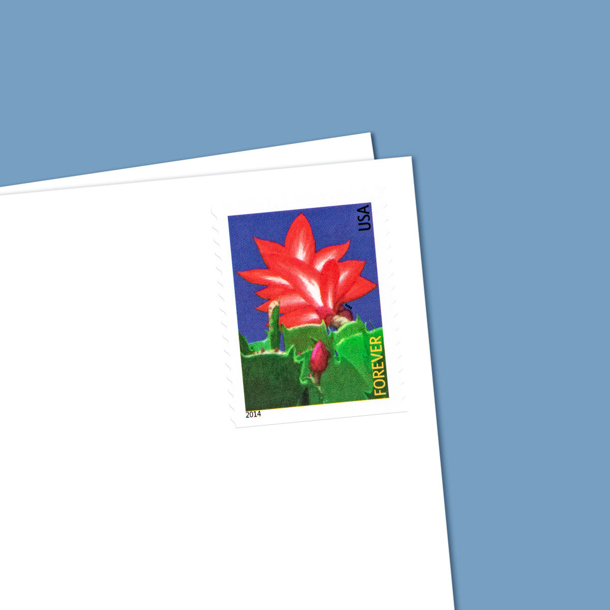 2014 Imperforate Winter Flowers Forever First Class Postage Stamps Foreverstamp