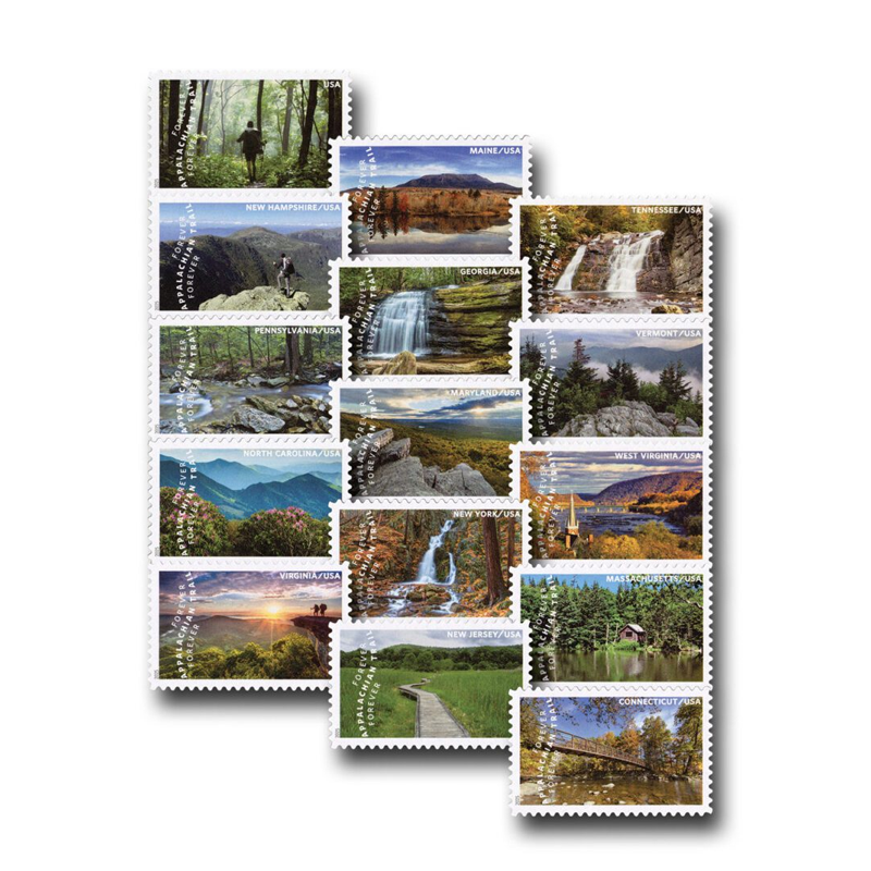 2025 The Appalachian Trail Forever First Class Postage Stamps Stamp Online Store