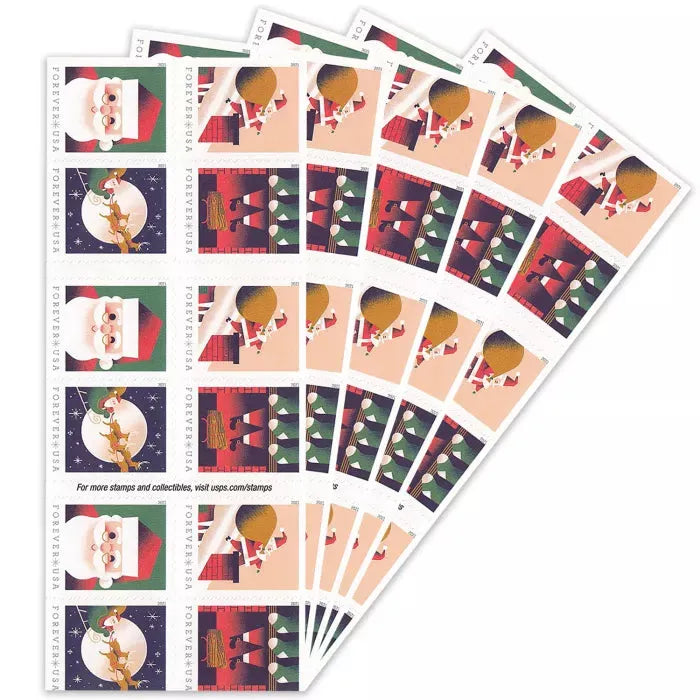 2021 A Visit from St Nick  Forever First Class Postage Stamps Foreverstamp