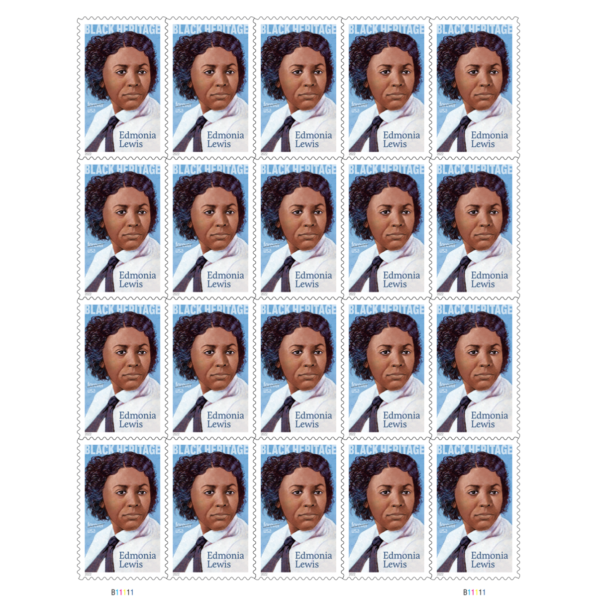 2022 Edmonia Lewis - Black Heritage Forever First Class Postage Stamps Stamp Online Store