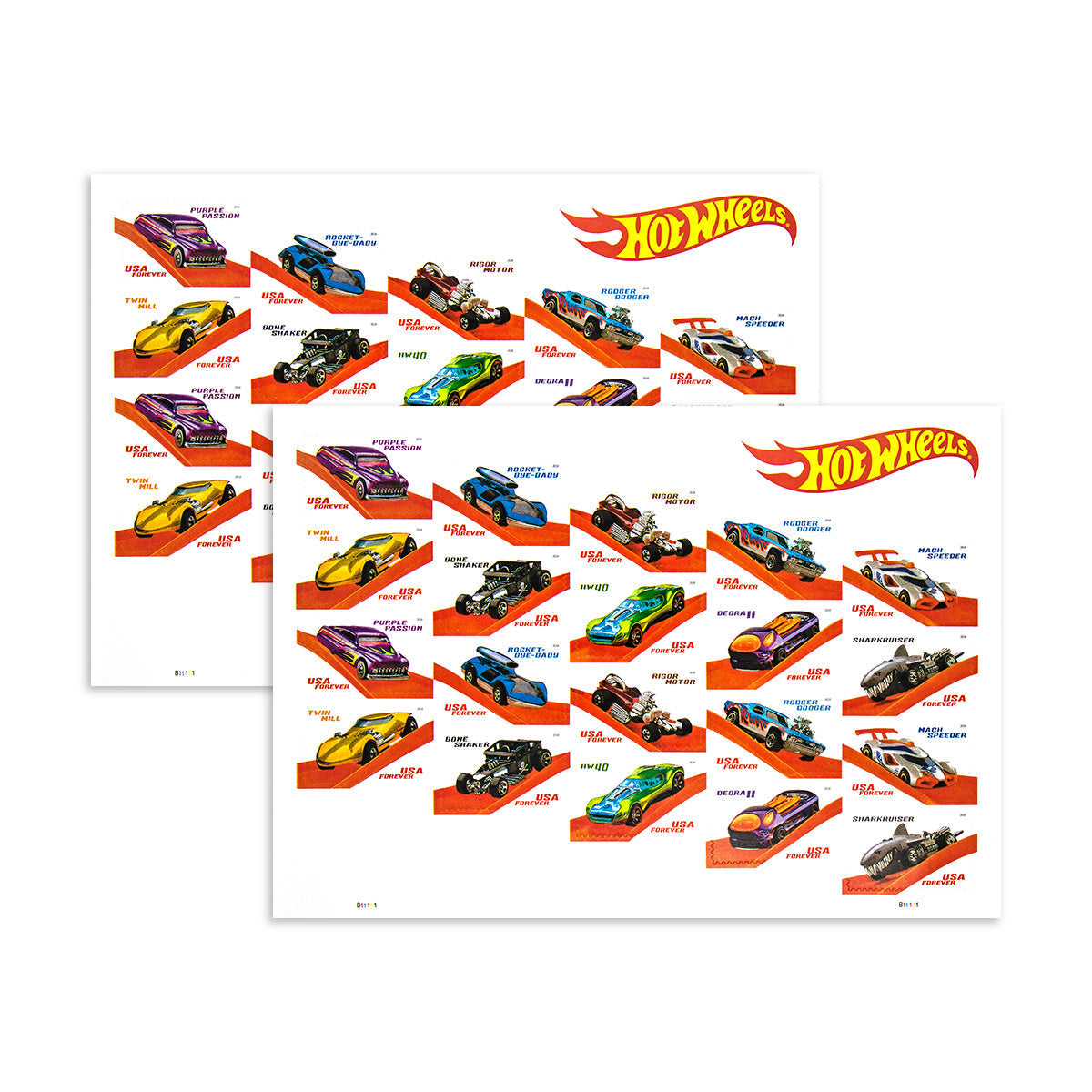 2018 Hot Wheels Cars Forever First Class Postage Stamps Foreverstamp