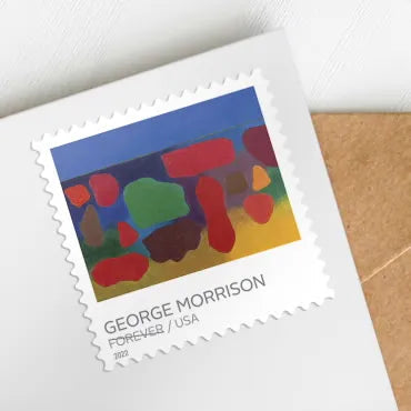 2022 Paintings by George Morrison Forever First Class Postage Stamps Foreverstamp