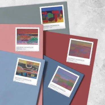 2022 Paintings by George Morrison Forever First Class Postage Stamps Foreverstamp