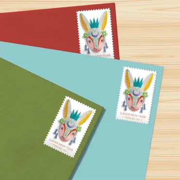 2023  Lunar New Year of the Rabbit Forever First Class Postage Stamps Foreverstamp