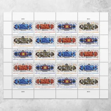 2023 Art Of The Skateboard Forever First Class Postage Stamps Foreverstamp