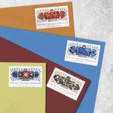 2023 Art Of The Skateboard Forever First Class Postage Stamps Foreverstamp