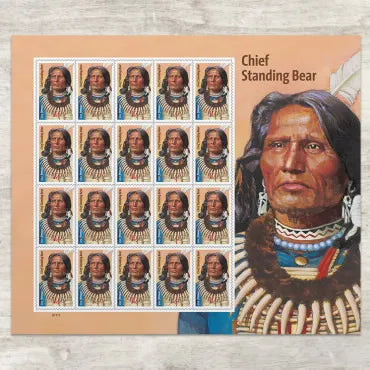 2023 Chief Standing Bear Forever First Class Postage Stamps Foreverstamp