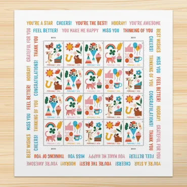 2023 Thinking of You Forever First Class Postage Stamps Foreverstamp