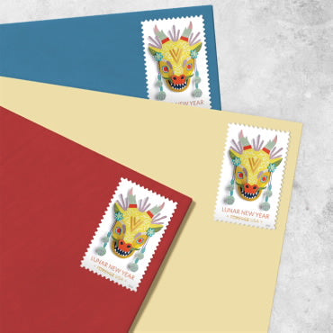 2024 Lunar New Year ? Year of the Dragon Forever First Class Postage Stamps Stamp Online Club