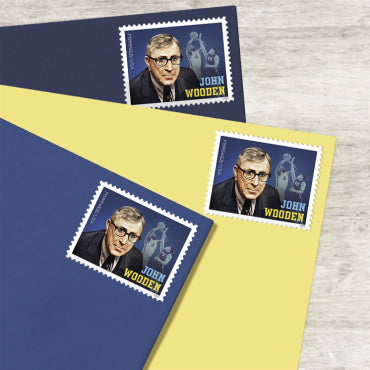 2024 John Wooden Forever First Class Postage Stamps Stamp Online Club