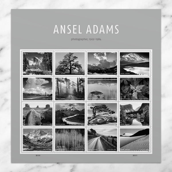 2024 Ansel Adams Landscape Stamps Forever First Class Postage Stamps Stamp Online Store