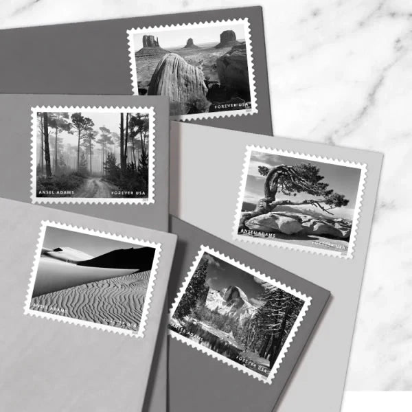 2024 Ansel Adams Landscape Stamps Forever First Class Postage Stamps Stamp Online Store