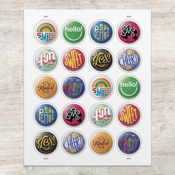 2024 Pinback Buttons Stamps Forever First Class Postage Stamps Stamp Online Store