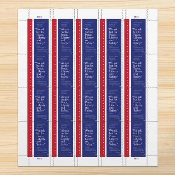 1771 First Continental Congress Forever First Class Postage Stamps Online Stamp Club