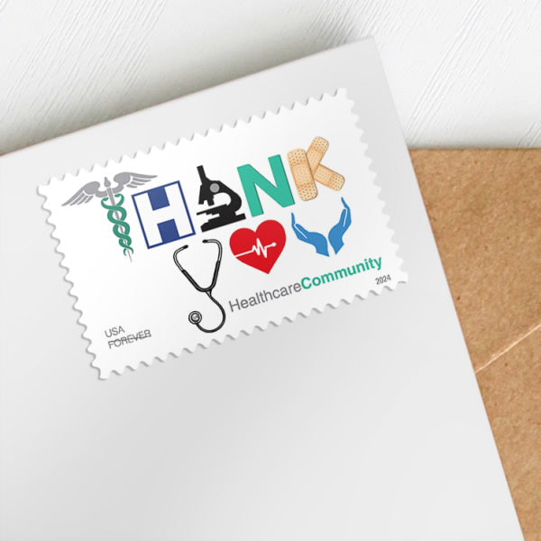 2024 Thank You, Healthcare Community Forever First Class Postage Stamps Stamp Online Store