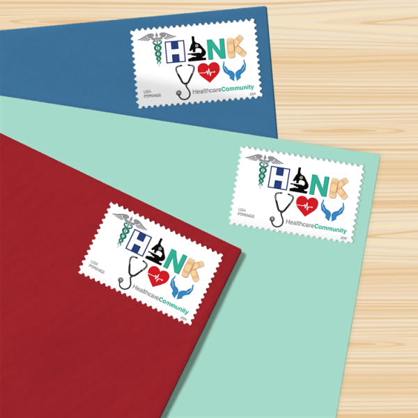 2024 Thank You, Healthcare Community Forever First Class Postage Stamps Stamp Online Store