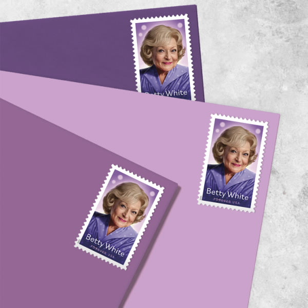 2025 Betty White Forever First Class Postage Stamps USPostageHub